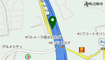 第二神明北線 垂水JCT 下りの地図画像