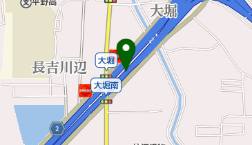 阪和自動車道 松原JCT 下りの地図画像