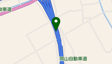 岡山自動車道 北房JCT 下りの地図画像