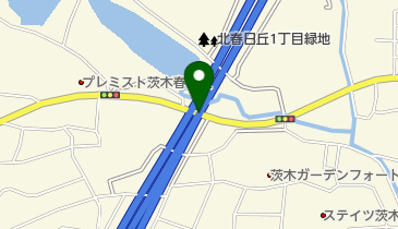 名神高速道路 吹田JCT 下りの地図画像