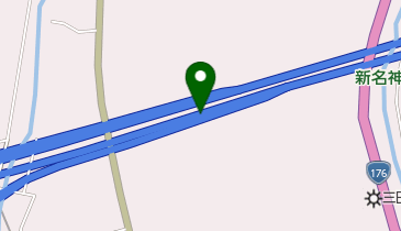 新名神高速道路 神戸JCT 下りの地図画像