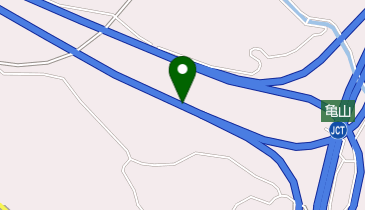 新名神高速道路 亀山JCT 下りの地図画像