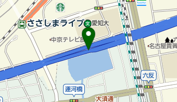 名古屋5号万場線 新洲崎JCT 下りの地図画像