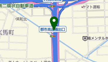 名古屋1号楠線 楠IC(JCT) 下りの地図画像