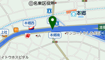 名古屋第二環状自動車道 名古屋IC(JCT) 下りの地図画像