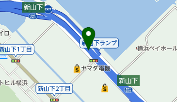 神奈川3号狩場線 本牧JCT 下りの地図画像