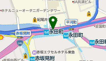 首都4号新宿線 三宅坂JCT 下りの地図画像