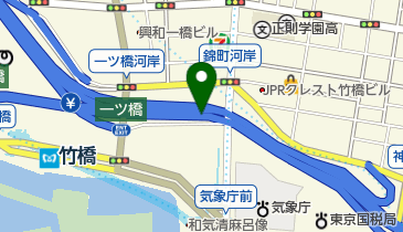 首都都心環状線 竹橋JCT 下りの地図画像