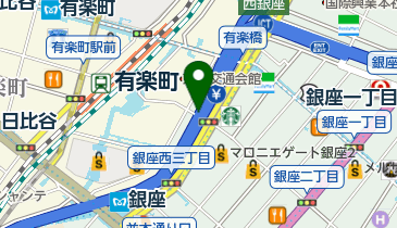 東京高速道路 西銀座JCT 下りの地図画像