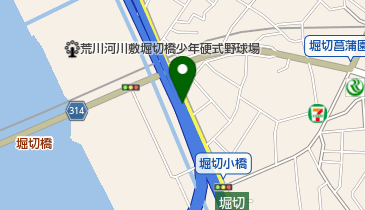 首都中央環状線 堀切JCT 下りの地図画像