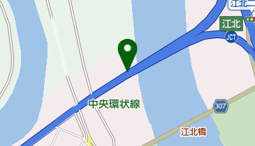 首都中央環状線 江北JCT 下りの地図画像