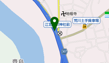 首都川口線 江北JCT 下りの地図画像