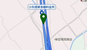 能越自動車道 小矢部砺波JCT 下りの地図画像