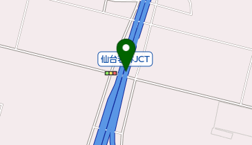 仙台東部道路 仙台若林JCT 下りの地図画像