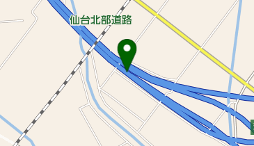 仙台北部道路 利府JCT 下りの地図画像