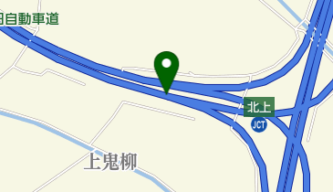 秋田自動車道 北上JCT 下りの地図画像