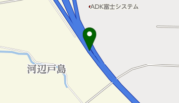 秋田自動車道 河辺JCT 下りの地図画像