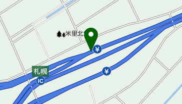 道央自動車道 札幌IC(JCT) 下りの地図画像