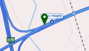 旭川紋別自動車道 比布JCT 下りの地図画像