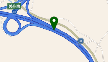 中国自動車道 美祢東JCT 下りの地図画像