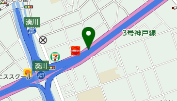 阪神31号神戸山手線 湊川JCT 下りの地図画像