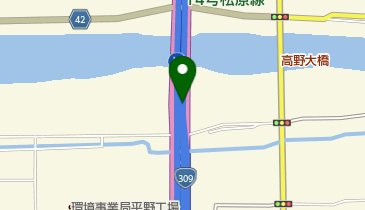 阪神14号松原線 三宅JCT 下りの地図画像