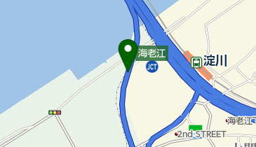 阪神2号淀川左岸線 海老江JCT 下りの地図画像