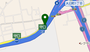 阪神12号守口線 守口JCT 下りの地図画像