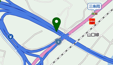 中国自動車道 小郡JCT 下りの地図画像