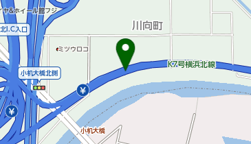 神奈川7号横浜北線 横浜港北JCT 下りの地図画像