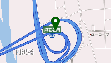 新東名高速道路 海老名南JCT 下りの地図画像