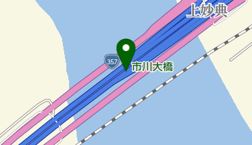 首都湾岸線 高谷JCT 下りの地図画像