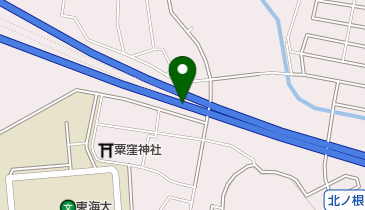 新東名高速道路 伊勢原JCT 下りの地図画像