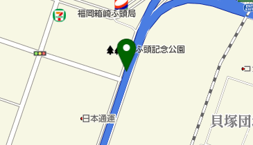 福岡都市高速1号香椎線 貝塚JCT 上りの地図画像