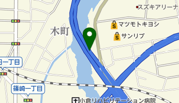 北九州1号線 紫川JCT 上りの地図画像