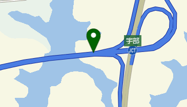 山陽自動車道 宇部JCT 上りの地図画像