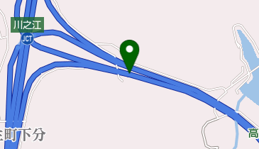 高知自動車道 川之江JCT 上りの地図画像
