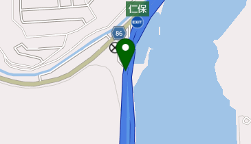 広島高速2号線 仁保JCT 上りの地図画像