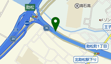 堺泉北有料道路 助松JCT 上りの地図画像