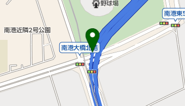 阪神4号湾岸線 天保山JCT 上りの地図画像