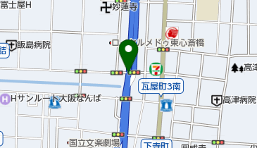 阪神1号環状線 堺線分岐 上りの地図画像