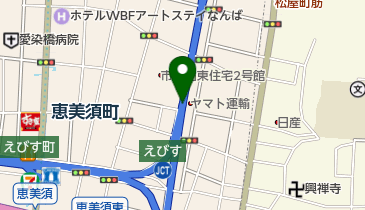 阪神1号環状線 環状線松原線分岐 上りの地図画像