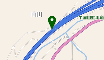 中国自動車道 北房JCT 上りの地図画像