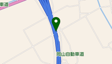 岡山自動車道 北房JCT 上りの地図画像