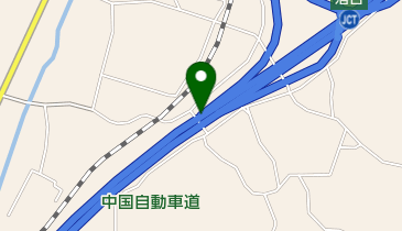 中国自動車道 落合JCT 上りの地図画像