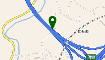 米子自動車道 落合JCT 上りの地図画像