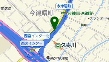 名神高速道路 西宮IC(JCT) 上りの地図画像