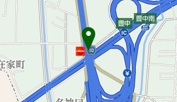 阪神11号池田線 豊中IC(JCT) 上りの地図画像