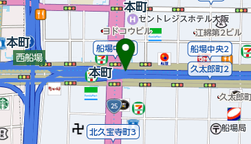 阪神16号大阪港線 環状線東大阪線大阪港線分岐 上りの地図画像