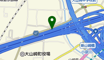 名神高速道路 大山崎IC(JCT) 上りの地図画像